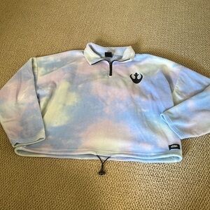 LIKE NEW • Star Wars 'Rebels' Cropped Fleece Quarter-Zip Sweater (XL)